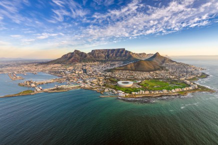 Letecký pohled na Kapské Město