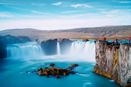 Vodopád Godafoss, Island 