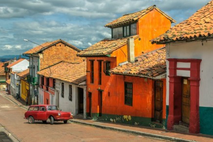 Historická čtvrť La Candelaria v hlavním městě Kolumbie
