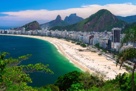 Nejslavnější pláž Copacabana v Riu