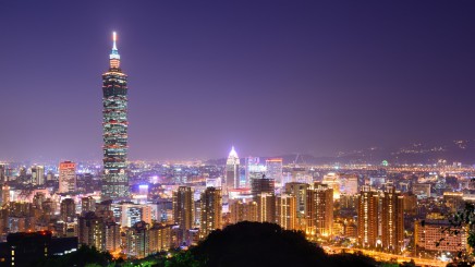 Panorama města Taipei je nejkrásnější právě v noci