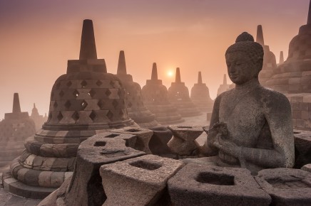 Borobudur na ostrově Jáva 