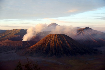 Užijete si panaromatický výhled na sopky Bromo a Semeru