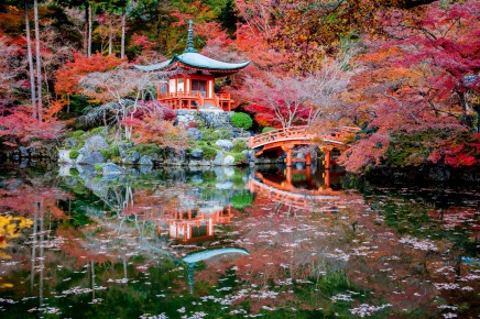 Vždy krásně upravené japonské zahrady 