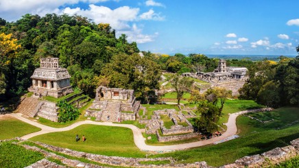 Palenque v Chiapas, nejchudším státě Mexika