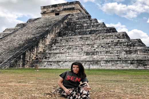 SEN na pyramidě Chichen Itza