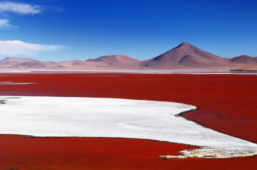 Barevné laguny bolivijského Altiplana 