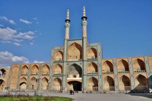 Mešita v Yazdu - jednom z nejstarších měst světa 