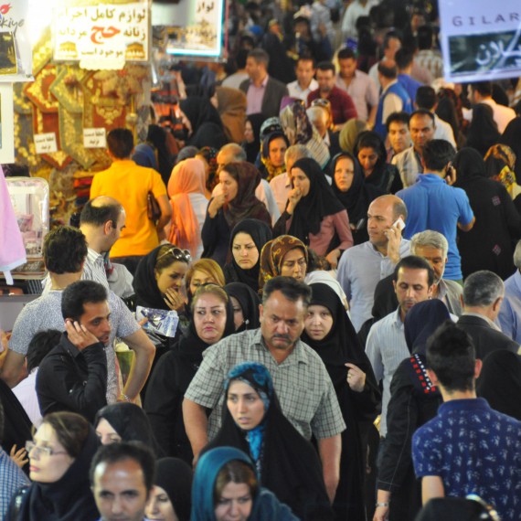 Teheránský bazar je největším a nejrušnějším bazarem