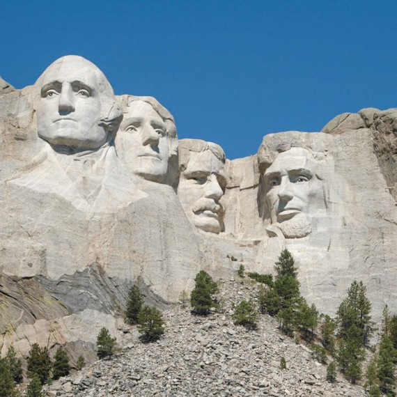 Asi nejznámější atrakcí Jižní Dakoty je Mount Rushmore