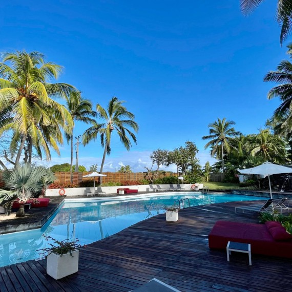 Bazén jak stvořený k rannímu plavání o samotě 