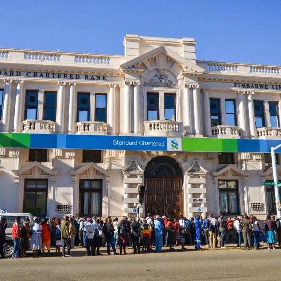 Koloniálnín budova v Harare 