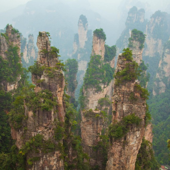 První národní park Číny Zhangjiajie (UNESCO)