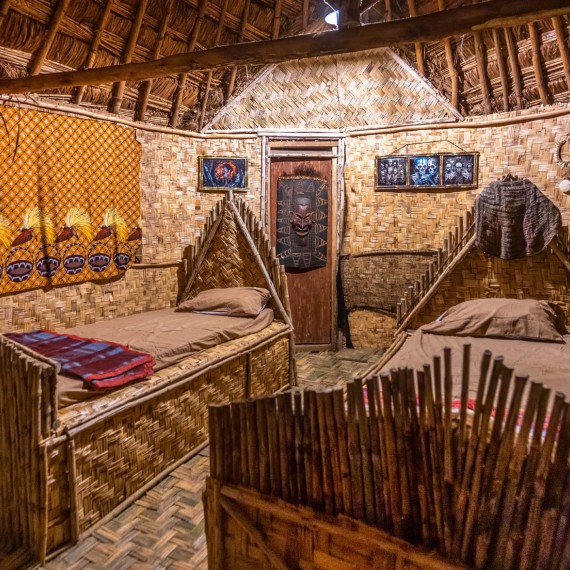 Ubytování v džungli je zážitkem