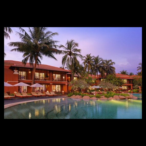 ITC Grand Goa resort - užijte si tropickou zahradu a infinity pool s výhledem na Indický oceán 