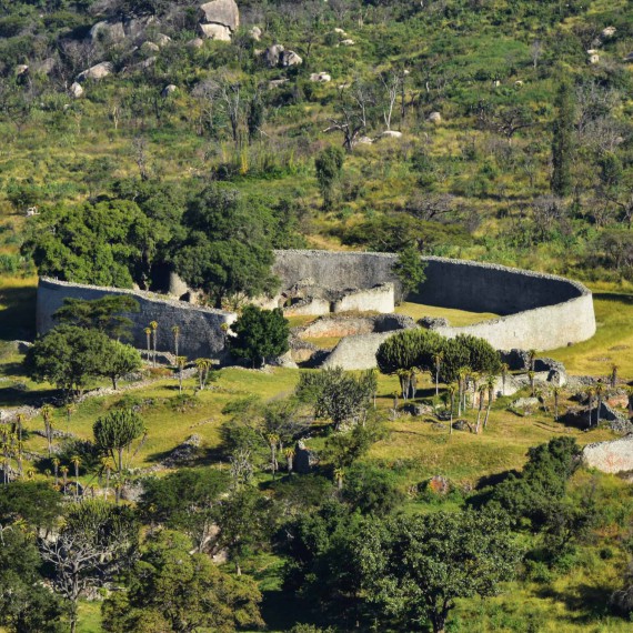 Velká ohrada, nejznámější část Velkého Zimbabwe 