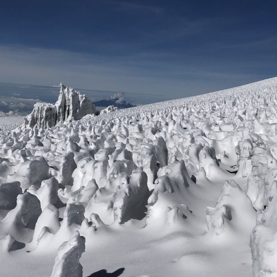 Ledovce na vrcholu Kilimandžára