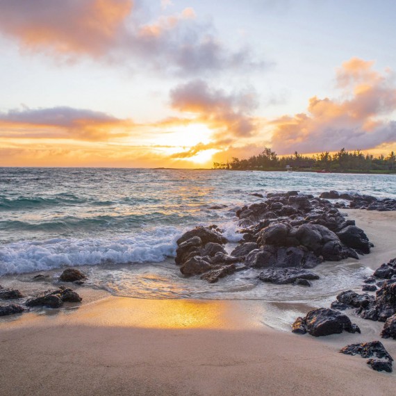 Východ slunce na Réunionu