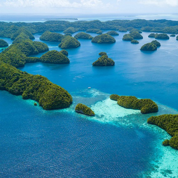 Oddech na panenském ostrově Palau