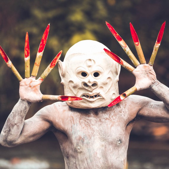 Kmen Asaro Mudman - neboli bahenní lidé jsou jedním z nejznámějších kmenů