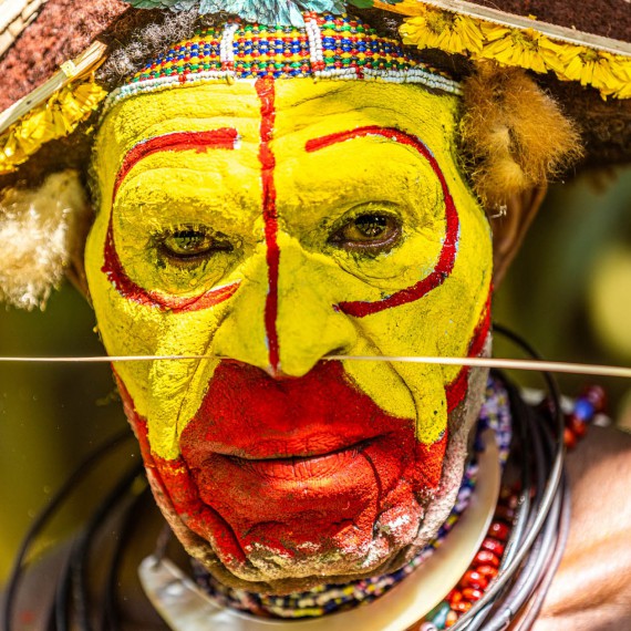 Stařešina kmene Huli 