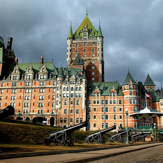 Quebec City - Chateau Frontenac, ikonická stavba města
