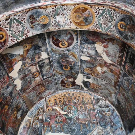 Pohled na nejkrásnější byzantské fresky, jaké jste kdy viděli, toto místo bude zážitek na který si ještě mnohokrát vzpomenete