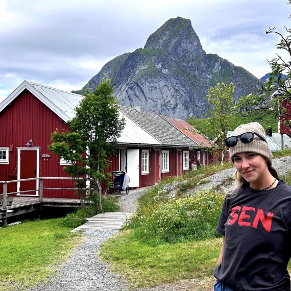 Vesnička Reine na lofotech