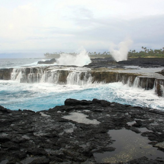 Blowholes na Savai