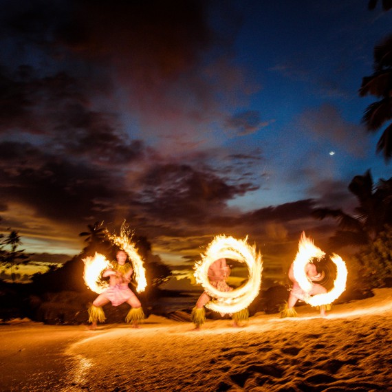 Magické tance protkané ohněm 