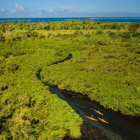 Unikátní místo na ostrově Samoa