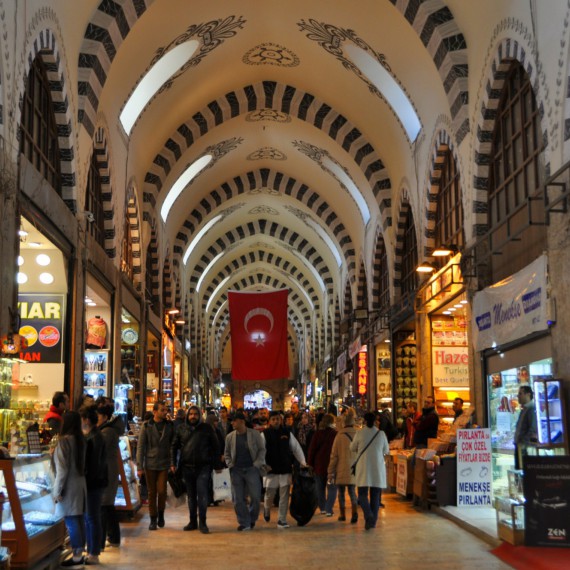 Návštěva istanbulského bazaru 
