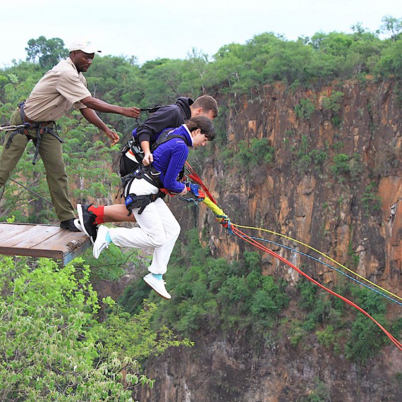 Bungee jumping v Zimbabwe 