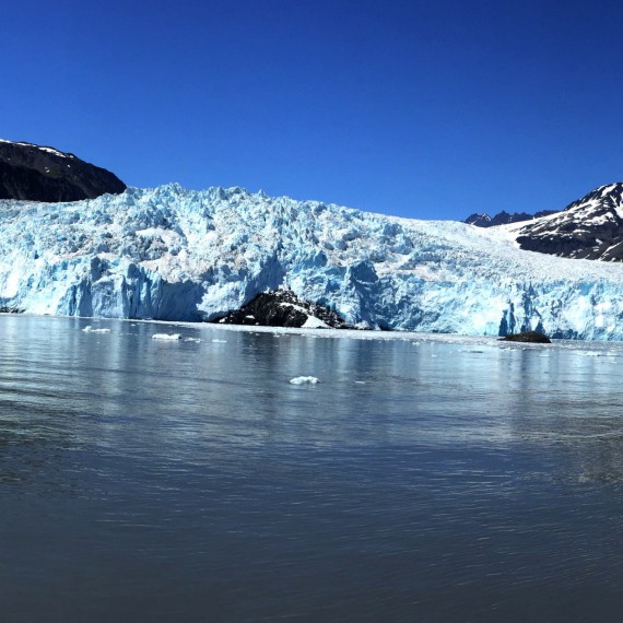 Ledovcové jazyky na Aljašce  
