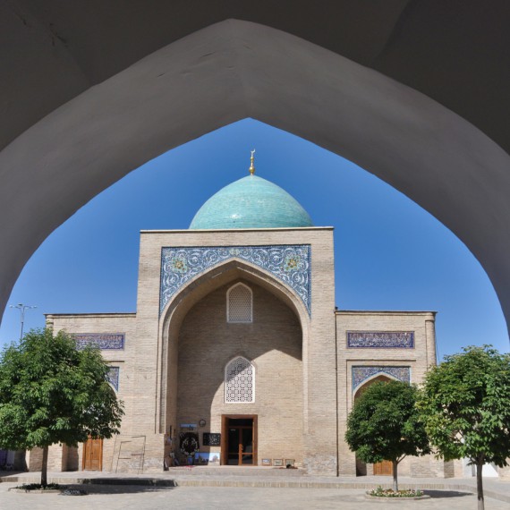 Ve staré medrese Barakchon v centru starého Taškentu.