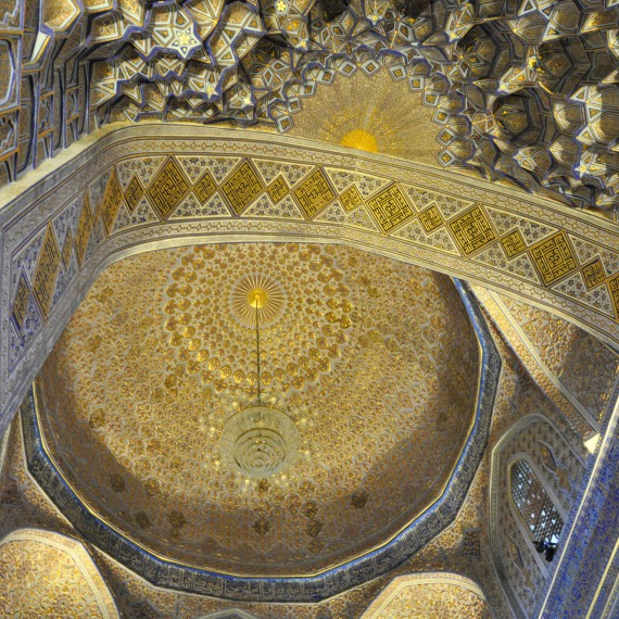 Nádherná kupole mauzolea Gur Emir patří k nejkrásnějším v zemi.
