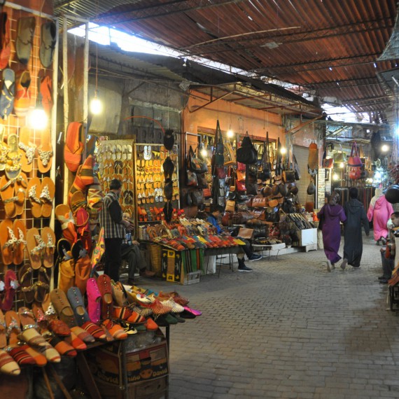 Typický marocký trh