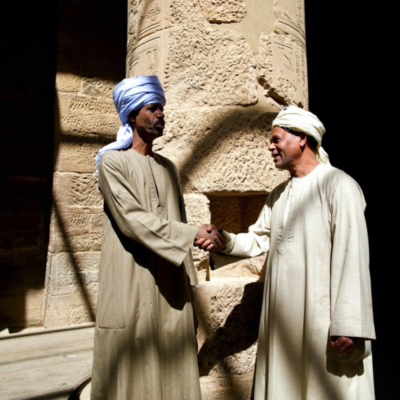 Setkání s exotickou etnickou skupinou Núbijců