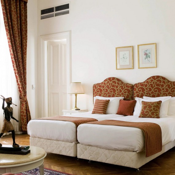 Náš pokoj v příplatkovém hotelu Sofitel Winter Palace v Luxoru