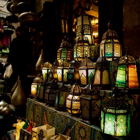 Orientální bazar Khan el-Khalili