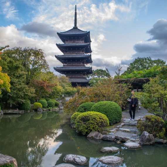 Prohlídka překrásného Kjóta