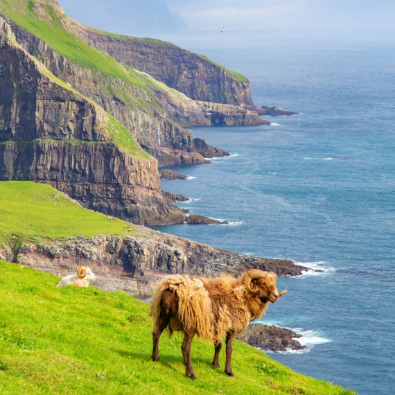 Překrásná země v divokém severním Atlantiku