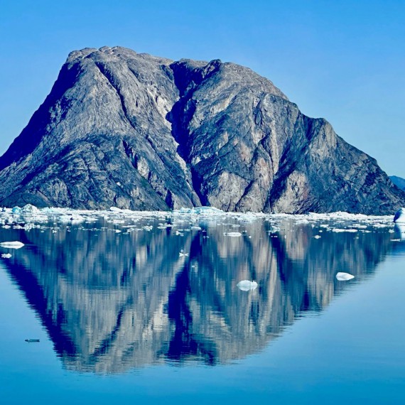 Ledovce v nuukském zálivu