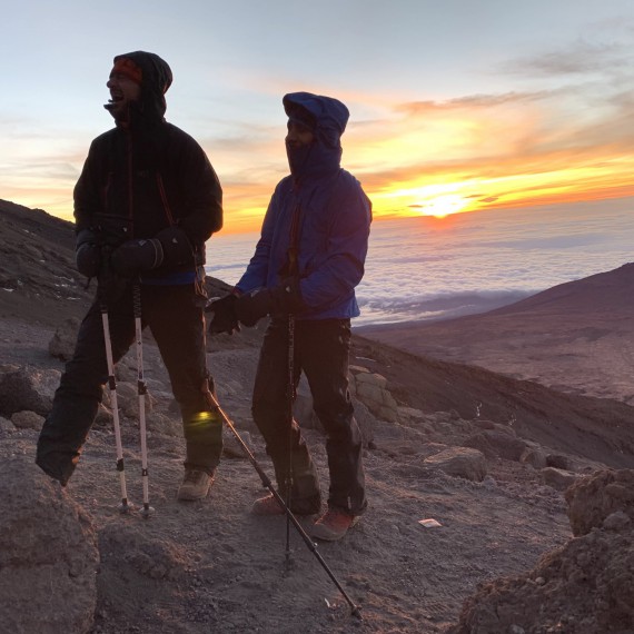 V ranním slunku pokračujeme stále výš a výš
