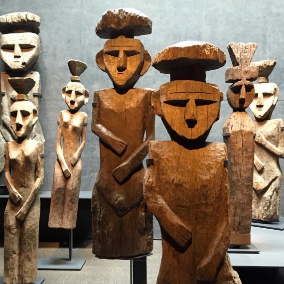  Původní sošky chilských indiánů