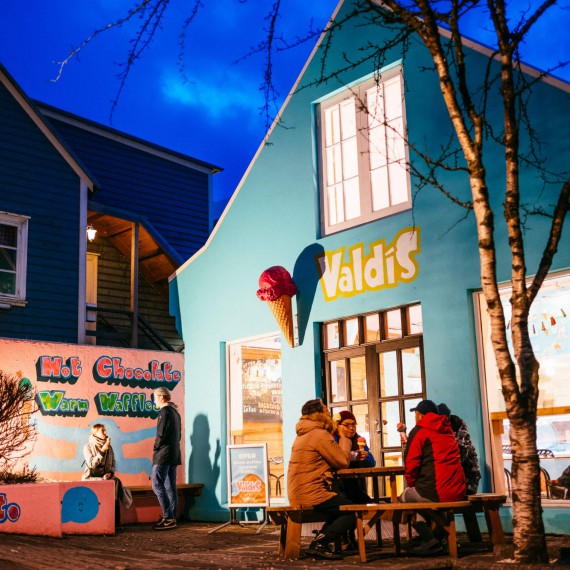 Zastávka na nejlepší zmrzlinu na Islandu 