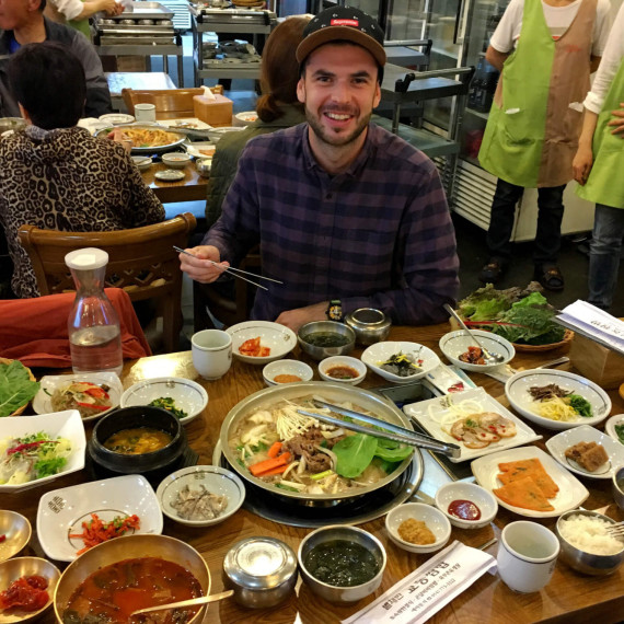 Jihokorejské gastronomické hody.