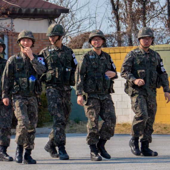 Jihokorejští vojáci.