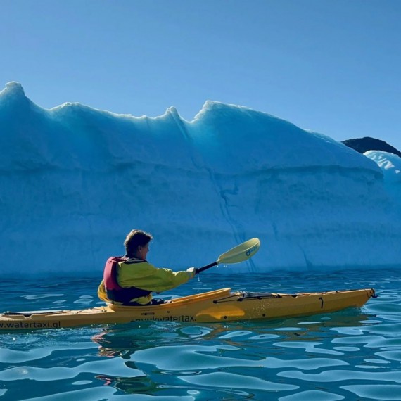 Plavba kajakem mezi ledovci