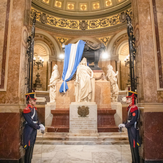 Mauzoleum generála José de San Martína, jednoho z nejvýznamnějších latinsko-amerických vůdců boje za nezávislost kontinentu na Španělsku.